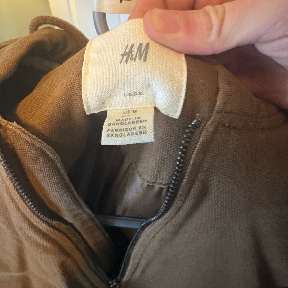 H&M Men's Tan Lightweight Jacket
